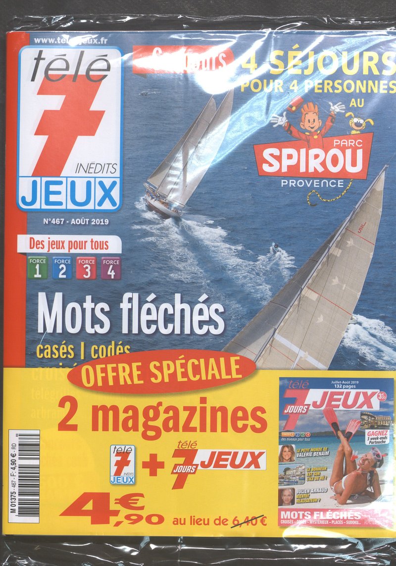 Programme Télé Du Jeudi 7 Juillet 2022 Télé 7 Jeux+télé 7 Jours Jeux