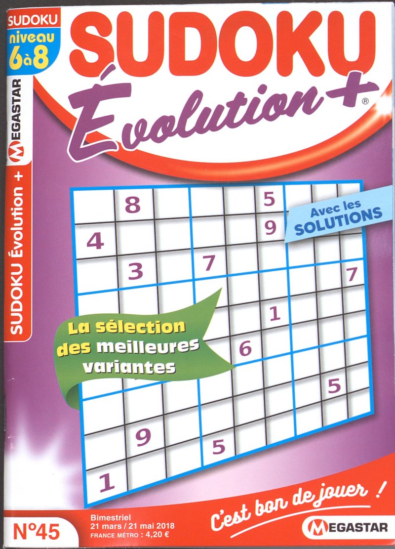 Mg sudoku Evolution