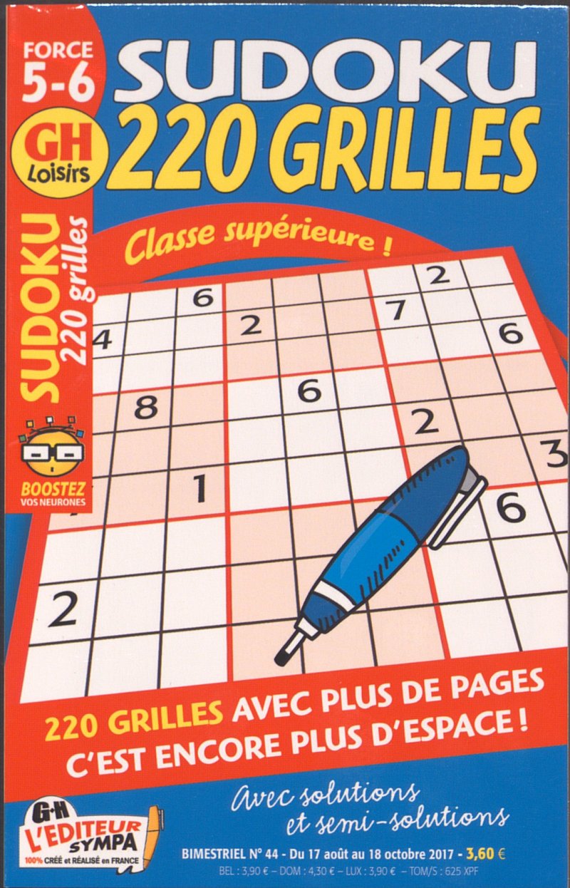 Gh Sudoku 220 Grilles