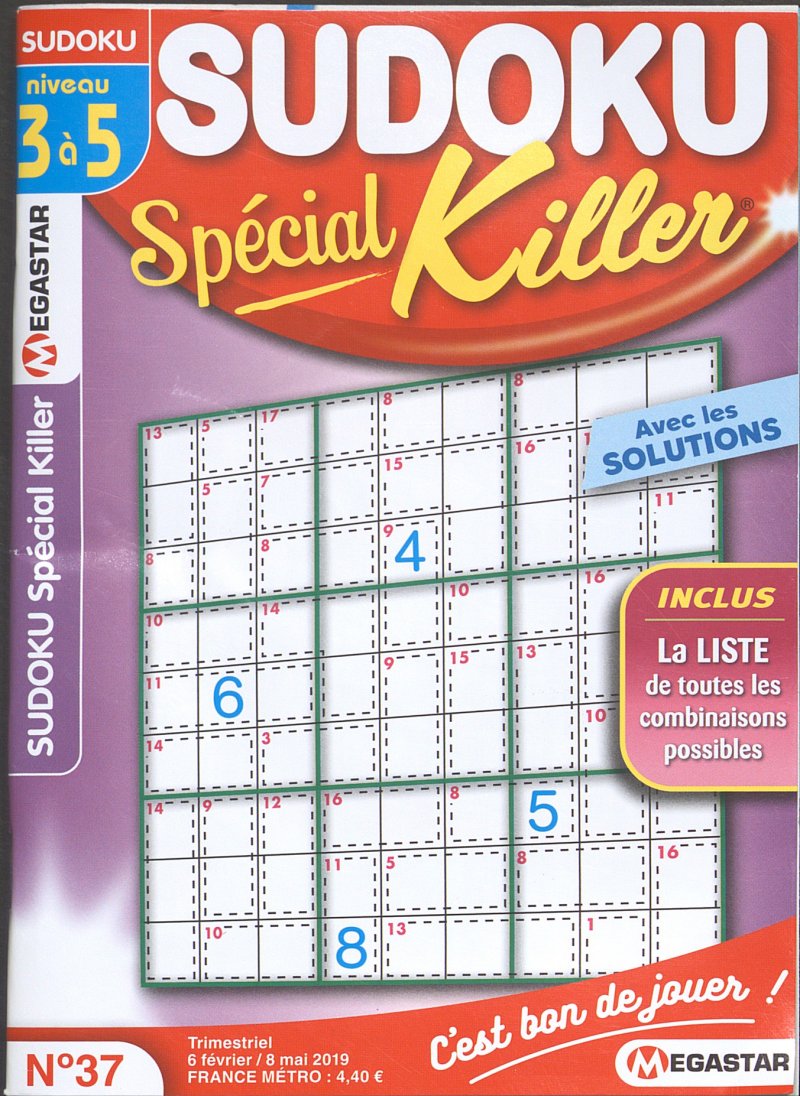 Mg sudoku Sp cial Killer