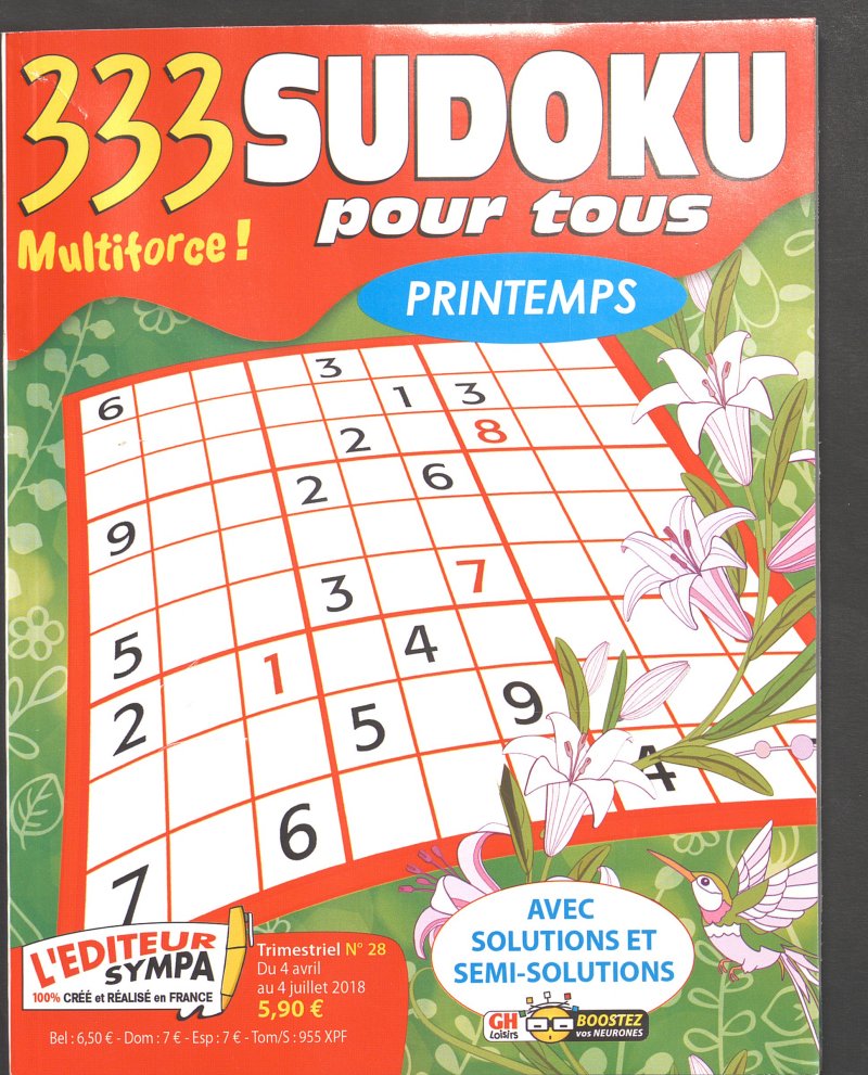 Gh 333 Sudoku Pour Tous